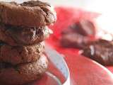 Cookies fruit de la passion & fèves de cacao (sans beurre, sans oeufs)