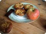 Muffins façon straciatella et pommes caramélisées