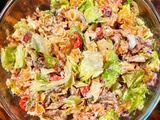 Salade de pâtes croustillantes