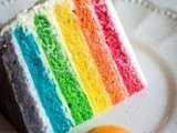 Autre rainbow cake sur la toile