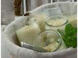 Riz au lait à la menthe (feuilles de menthe cristallisées)
