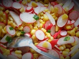 Corn and Radish salad