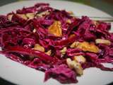 Red Cabbage Salad with Chicken
