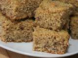 Semolina Squares with Walnuts