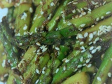 Sesame Green Asparagus