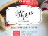 Julie Myrtille Pâtisseries Pop up