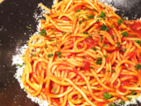 Spaghettis arrabiata