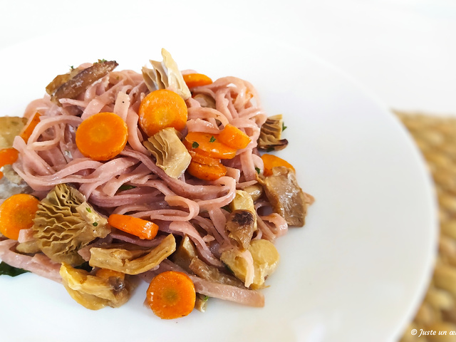 Wok de légumes aux champignons noirs - La tendresse en cuisine