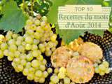 Aout 2014 – Top 10 recettes du mois d’Août 2014 sur Kaderick