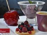 Café gourmand aux fruits rouges