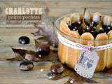 Charlotte poires – Charlotte au chocolat et crème de marron