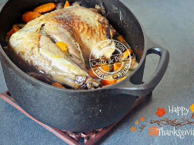 Cuisse De Dinde Cocotte En Fonte