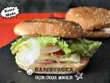 Hamburger plancha – Recette plancha d’hamburger façon croque monsieur