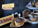 Muffins – Muffins aux pommes amande miel et chocolat Toblerone