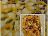 Omelette aux champignons, chorizo, mozzarella – By Kaderick