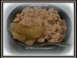 Crumble pommes cuury