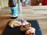 Spring rolls aux crevettes