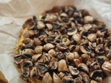 Tarte aux champignons facon cheesecake