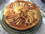 Tarte aux pommes et noisettes