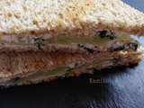 Mini club sandwiches concombre et ciboulette - Kamika