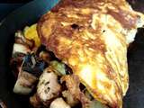 Omelette aux champignons / Plat du jour - Kamika