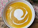 Soupe de carotte et patate douce / Entrée du jour - Kamika