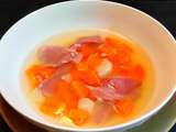 Soupe vietnamienne au jambon / Entrée du soir - Kamika