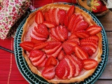 Tarte rhubarbe et fraise / Dessert - Kamika cuisine