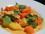 Curry de poulet coco légumes et ananas