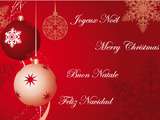Feliz Natal, Merry Christmas, Buono Natale, Frohe Weihnachten, Joyeux Noël à tous