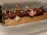 Bûche clémentines, mascarpone et chocolat