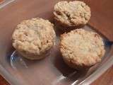 Muffins crumble aux courgettes et pommes parfaits pour jeunes enfants (et leurs mamans) (sans oeuf, sans lait, sans beurre)