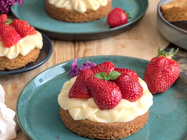 Recettes de Tarte aux Fraises de Karine Cuisine