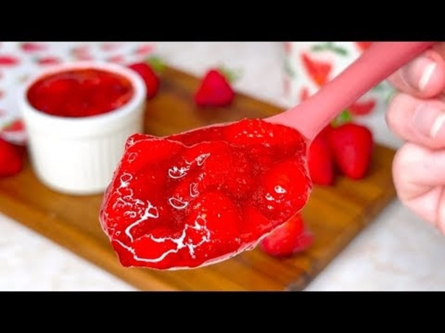 Recettes de Confiture de fraise de Katy's Eats