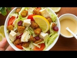 Salade Poulet Croustillant au Brie / Facile, Rapide et Irrésistible