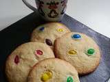 Cookies vanille  m&m's 