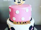 Gâteau 2 étages Minnie