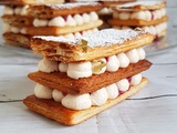 Mille feuille express Praliné fruits rouges