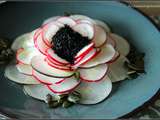 Autour d'un ingrédient , Fleur de radis au sésame noir