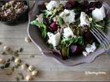 Battle Food #60 : petites graines , salade de sarrasin au mesclun et chèvre frais