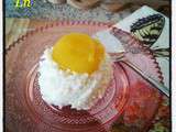 Dôme coco coulis de mangue , un dessert avec 3 ingrédients prêt en 15 minutes