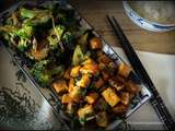 Fdmd , sticky tofu et brocolis grillés