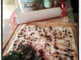 Foodista Challenge#10 :tartizza poires et chocolat