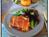 Lasagnes bolognèse veau et boeuf pour célébrer la journée mondiale des pâtes le 26 octobre