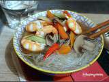 Soupe aux crevettes façon thaï