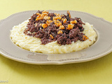 Boudins noirs à la purée et aux noix