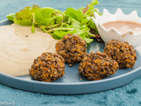 Boulettes de lentilles, purée de panais aux noisettes et à l’orange