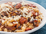 Coquillotto aux cèpes et chorizo