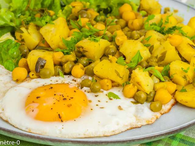 Recettes de Petits pois et Pomme de terre