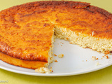 Gâteau à la ricotta, citron, amandes et noix de coco